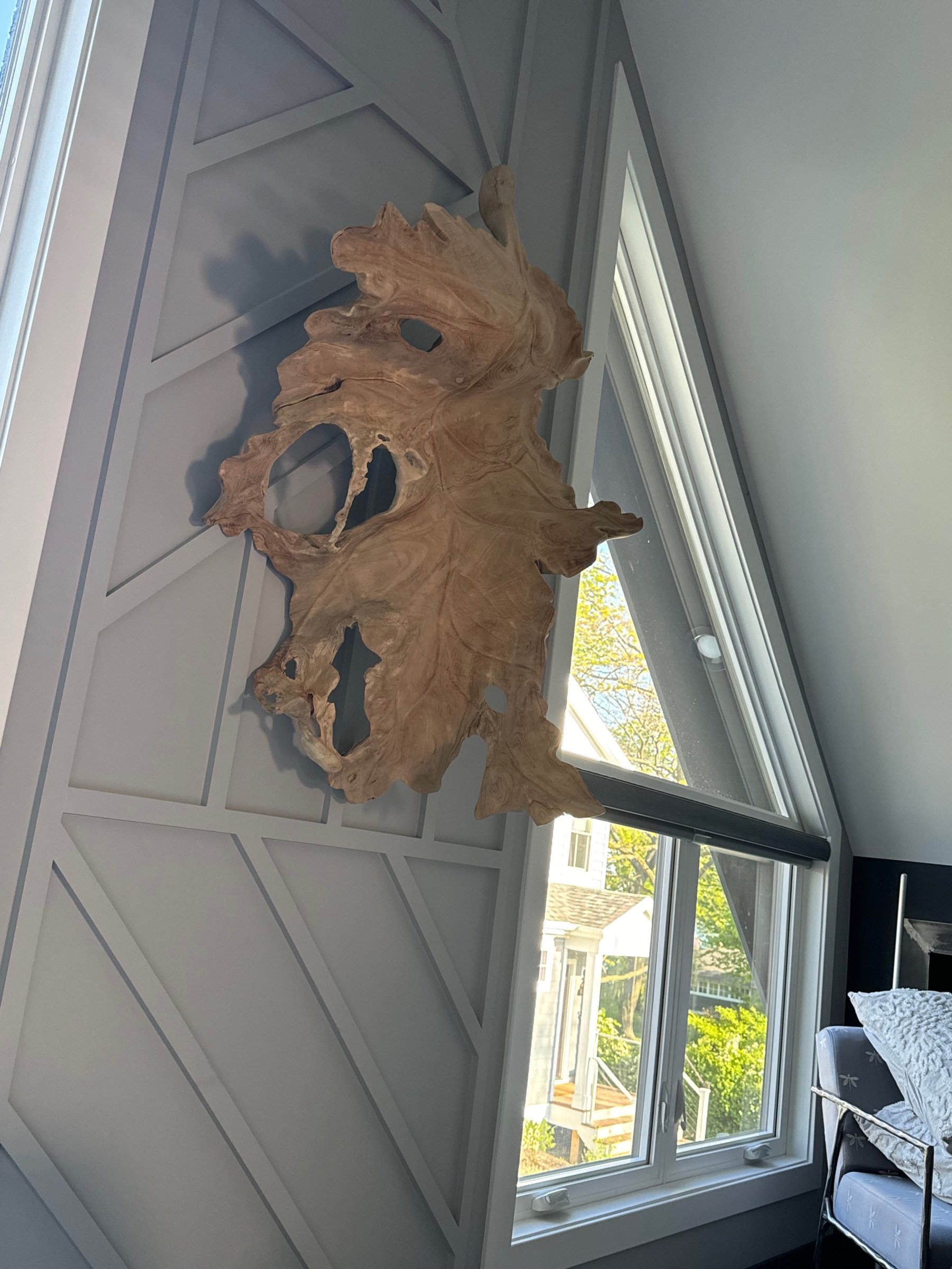 Interior detail view showing finishes and texture at 880 Blue Star